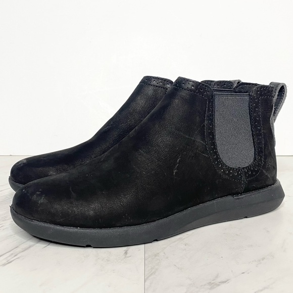 Timberland Bradenton Black Nubuck Ankle Chelsea Bootie 6 - Picture 1 of 14